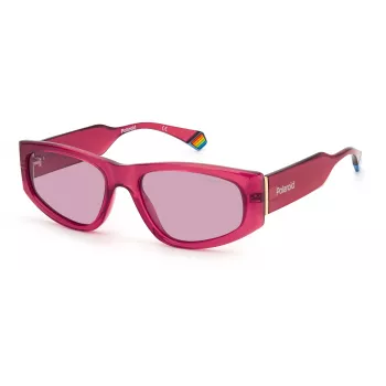 POLAROID Unisex Sonnenbrille PLD6169S8CQ0F Schwarzer Rahmen Graue Polarisierte Gläser 55/18/140 mm