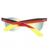 Polaroid Unisex Sonnenbrille S8443-CWY - Klassischer eckiger Rahmen, polarisierte graue Gläser, 55 mm