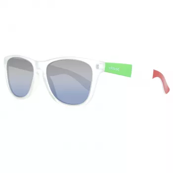 Polaroid Unisex Sonnenbrille S8443-D8C - Polarisiert UV400, 55mm Glas, Schwarzer Rahmen