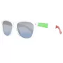 Polaroid Unisex Sonnenbrille S8443-D8C - Polarisiert UV400, 55mm Glas, Schwarzer Rahmen