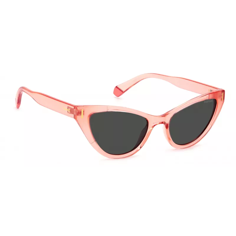 POLAROID Damen PLD6174S9R6M9 Rechteckige Polarisierte Sonnenbrille Havana Braun 52mm