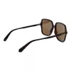 POLAROID Damen-Sonnenbrille PLD6219S56086 - Schwarzer Rahmen, graue polarisierte Gläser, 56 mm
