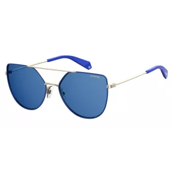 POLAROID Damen-Sonnenbrille 6057-S-PJP-58 Polarisiert Havana Braun Quadratisch