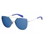 POLAROID Damen-Sonnenbrille 6057-S-PJP-58 Polarisiert Havana Braun Quadratisch