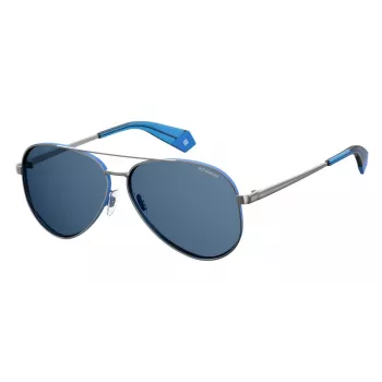 POLAROID Damen-Sonnenbrille 6069-S-XV8461 - Polarisierte braune Gläser, Havanna-Acetatrahmen, 61/15/140 mm