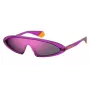 POLAROID Damen-Sonnenbrille 6074-S-B3V-99 Oversized Square Polarisiert Graue Gläser Schwarzer Rahmen