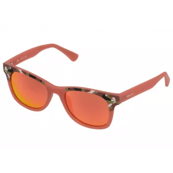 POLICE CHILDISH SK03249GECR Sonnenbrille für Kinder - UV400-Schutz, Acetatrahmen, rauchgraue Gläser