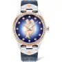 POLICE Masterpiece Damenuhr Quarz PL16029MSTR03 36mm blaues Zifferblatt silbernes Edelstahl-Meshband