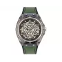 POLICE Herren Analog Quarzuhr PEWGR1592404 44mm Schwarzes Leder
