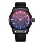 Police Herren Blaze Quarz Analoguhr PEWJB2226901 45mm Schwarz Edelstahl und Leder