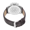 POLICE Herren Analoguhr PEWJF0005703 46mm blaues Zifferblatt Lederarmband