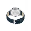 POLICE Herren PEWJF0022503 Quarz Analog Uhr 46mm Edelstahl Schwarzes Lederarmband