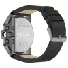 POLICE Herrenuhr PEWJF2203601 Quarz Uhr mit schwarzem Zifferblatt und Lederarmband, 48mm
