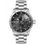 POLICE Herren PL15715JS-78M Chronograph Quarz Uhr 46mm Gunmetal Zifferblatt Stahl Mesh Armband
