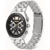 POLICE Herren Quarz Analog Uhr P15995JSTU61M 46mm Edelstahl Gunmetal Grau