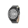 Police Herren Quarz Analog Uhr R1451290002 - 49mm Edelstahlgehäuse, schwarzes Lederarmband