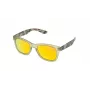 POLICE Herren Rechteckige Sonnenbrille S194450NVNG - Havanna Acetatrahmen mit braunen Verlaufsgläsern - UV400-Schutz - 50/22/140 mm