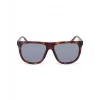 POLICE Herren SPLN33V59878P Rechteckige Polarisierte Sonnenbrille - Havanna Acetatrahmen, Braune Gläser, 59mm