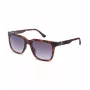 POLICE Herren Sonnenbrille SPLN34M540878 Havana Acetat Gestell Braune Gläser 54mm