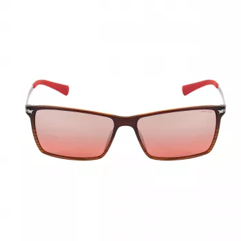 POLICE Herren-Sonnenbrille S195758ABRM - Braun Havana Acetatrahmen mit braun getönten Polycarbonatgläsern - UV400-Schutz - 58 mm Glasbreite