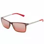 POLICE Herren-Sonnenbrille S195758ABRM - Braun Havana Acetatrahmen mit braun getönten Polycarbonatgläsern - UV400-Schutz - 58 mm Glasbreite