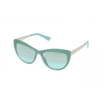 POLICE Herren-Sonnenbrille S197055N19X - Acetatrahmen, Polycarbonatgläser, UV400-Schutz
