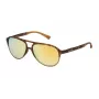 POLICE Herren-Sonnenbrille SK0475449EG - Schwarzer Rahmen, graue Gläser, 54 mm