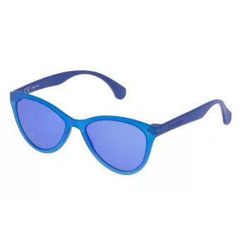 Police Herren-Sonnenbrille SPL08654U43B - Rechteckiger Propionat-Rahmen, UV400-Schutz