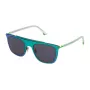 POLICE Herren-Sonnenbrille SPL581520VAF Schwarz Propionat-Gestell Graue Polycarbonat-Glaser UV400 52mm