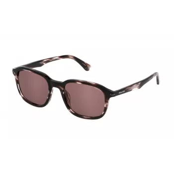 Police Herren-Sonnenbrille SPLL81-530GGU Dunkelgrauer Acetatrahmen Grau Verlaufsglas 53mm