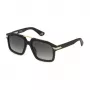 Police Herren-Sonnenbrille SPLP28M560703 - Schwarzer Acetatrahmen, graue Polycarbonatgläser, UV400-Schutz, 56 mm Glasbreite