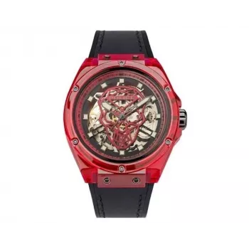 Police Herrenuhr PEWGR1592405 44mm blaues Zifferblatt Lederarmband