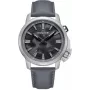 POLICE Herrenuhr PEWJD2202702 44mm blaues Zifferblatt braunes Lederarmband