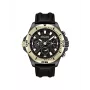 POLICE Herrenuhr PEWJF0022501 46mm Edelstahl Schwarz Leder