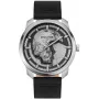 POLICE Herrenuhr PL.15714JS-04 42mm Blaues Zifferblatt Lederarmband
