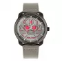 POLICE Herrenuhr PL15714JSU-61 44,5mm Blaues Zifferblatt Lederarmband Quarz