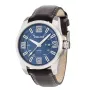 Police Herrenuhr R1451269001 46mm Edelstahl Leder