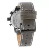 POLICE Herrenuhr R1451281001 Adder Kollektion 46mm Edelstahlgehäuse Schwarzes Lederarmband Analog Quarz