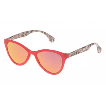 POLICE SPL086-54Z68R Damen-Sonnenbrille Havana Acetat Braun Verlauf 43mm