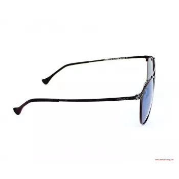 POLICE SPL15651599B Unisex Sonnenbrille - Rechteckiger Kunststoffrahmen UV400