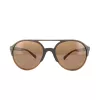 Police SPL1635594CP Unisex Rechteckige Sonnenbrille Havanna Acetatrahmen Grüne polarisierte Gläser 55/19/140 mm