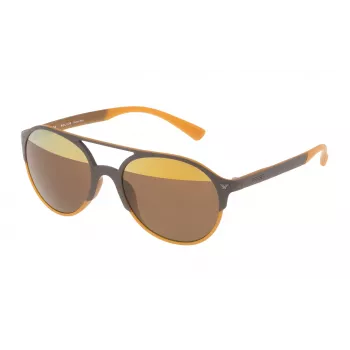 POLICE SPL163V556L2H Unisex Sonnenbrille Havana Brown Gradient 55/19/140 mm