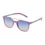 POLICE SPL16952GEAP Herren Rechteckige Havana Acetat Sonnenbrille mit Braunen Polycarbonat-Gläsern UV400