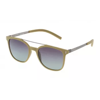 POLICE SPL169N52G74P Herren eckige Acetat-Sonnenbrille - Polarisierte graue Gläser - 52/20/145 mm