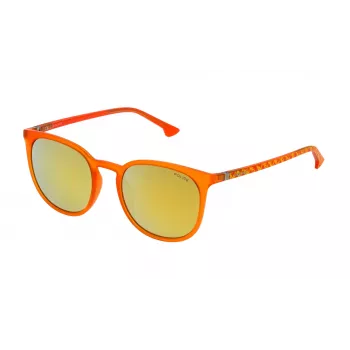 POLICE SPL343M52M03G Herren-Sonnenbrille Havana Acetat Grün Polycarbonat UV400 52mm