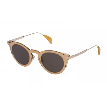 Police SPL624460300 Damen Katzenaugen-Sonnenbrille Havana Braun Gradient UV400