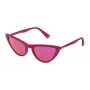 POLICE SPL9026QWK Damen Butterfly-Sonnenbrille - Acetatrahmen, UV400-Schutz, 54 mm Glas