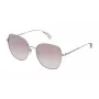 POLICE SPL93357SNCX Damen-Sonnenbrille - Havanna-Acetatrahmen, braune Polycarbonatgläser, 57 mm