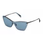 POLICE SPL936990402 Damen Katzenaugen-Sonnenbrille Goldener Rahmen Braune Verlaufsgläser 57mm
