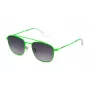 POLICE SPL996-5508DZ Herren-Sonnenbrille - Schwarzer Acetatrahmen, graue Verlaufsgläser, 55/19/145 mm